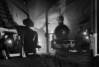 LNER D49 62712 'Morayshire' inside Barrow Hill Roundhouse