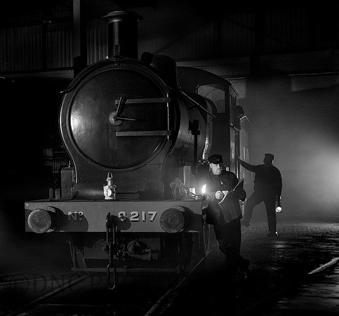 LNER J17 8217. on shed.