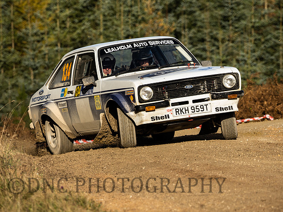 134 Mike Dowson & Dave Raw Ford Escort Mk2