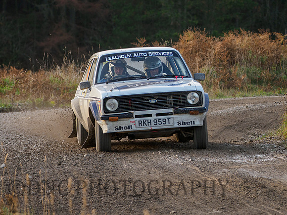 134 Mike Dowson & Dave Raw Ford Escort Mk2.