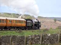 BR 9F 92134 passes Moorgates 15.30 ex Grosmont 12th May