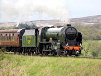 SR 'V' Schools Class 926 Repton passing Moorgates 10.35 ex Grosmont 13.05