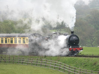 J27 65894 approaching Moorgates 12th May 16.35 ex Grosmont