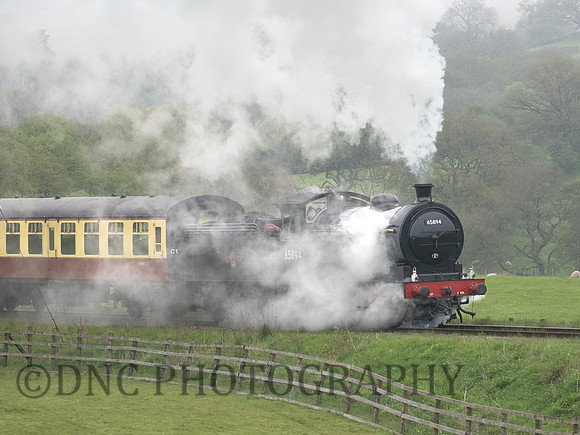J27 65894 approaching Moorgates 12th May 16.35 ex Grosmont