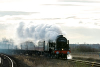 46100 Royal Scot The York Yuletide Express Approaching Ulleskelf Station