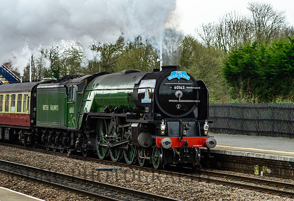 A1 60163 Tornado passing Church Fenton.