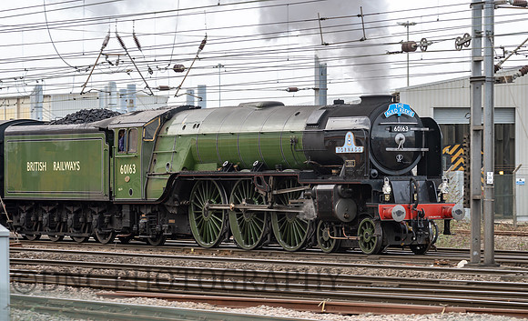 A1 60163 Tornado departing Doncaster Station