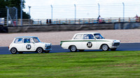 Ollie Taylor Ford Lotus Cortina, Tom Bell & Joe Ferguson Austin Mini Cooper S