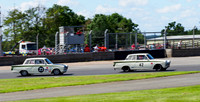 John Spiers & Tiff Needell Ford Lotus Cortina 42, John Dunham & Mark Owen Ford Lotus Cortina 23