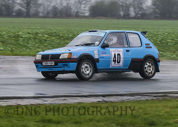 Pierre Newton & George Sheard Peugeot 205 Mi16
