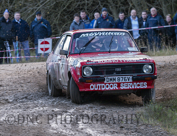 6 Martin McCormack & Phil Clarke Ford Escort Mk2