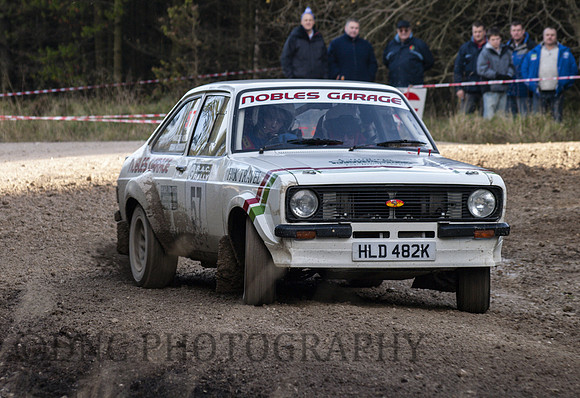 57 Marcus Noble & Brian Hodgson Ford Escort Mk2