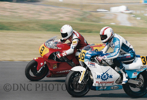 Ron Haslam Cagiva 500.....