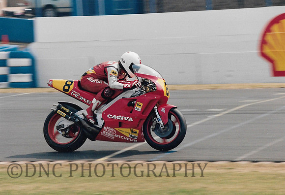 Ron Haslam Cagiva 500....