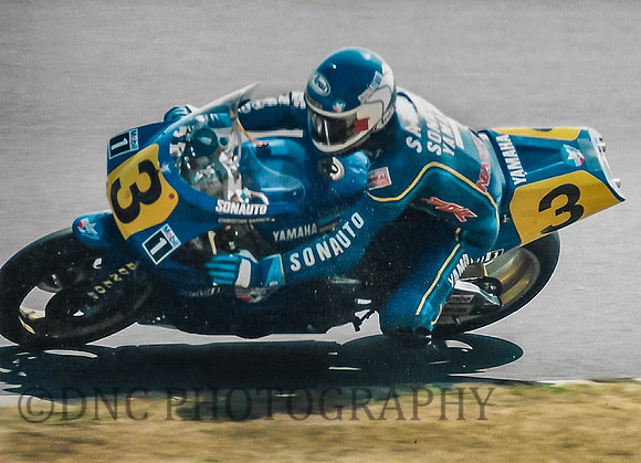 Christian Sarron Gauloises Blondes Yamaha Mobil 1 Yamaha YZR500..