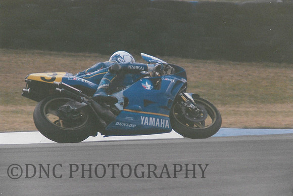 Christian Sarron Yamaha YZR500.