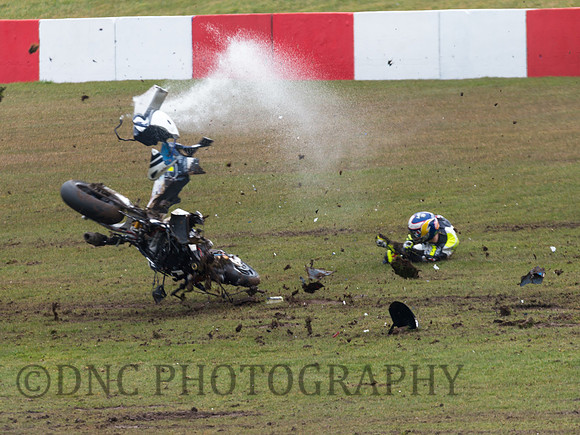 Christian Iddon BMW S1000RR Crash Craner Curves Qualfying
