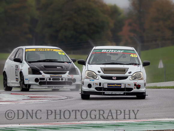 45 Arthur McMahon Derek McMahon Racing Honda Civic Brit