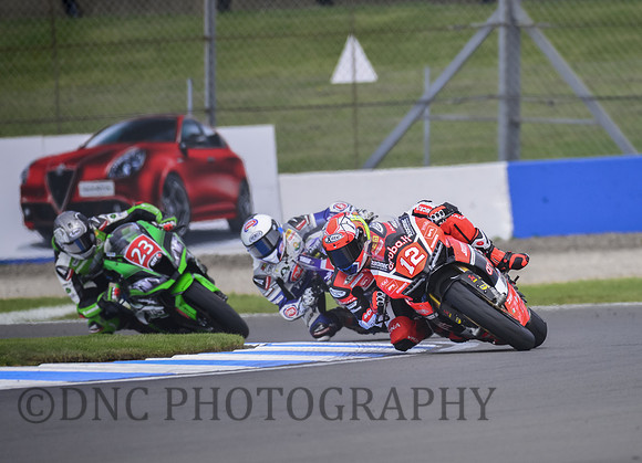 Michael Rinaldi Ducati Panigale R, Niccoló Canepa Yamaha YZF R1, Christophe Ponsson Kawasaki ZX-10R