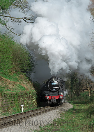Black 5 45006 (45428) Early morning freight