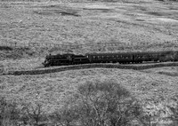 Br Std 4 76079 approaches Ellerbeck with the 09:35 Whitby to Pickering service