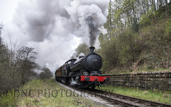 LNER Q6 63395 Climbs the 1/49 towards Goathland Station