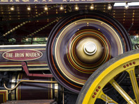 The Iron Maiden Fowler Showmans Road Locomotive.