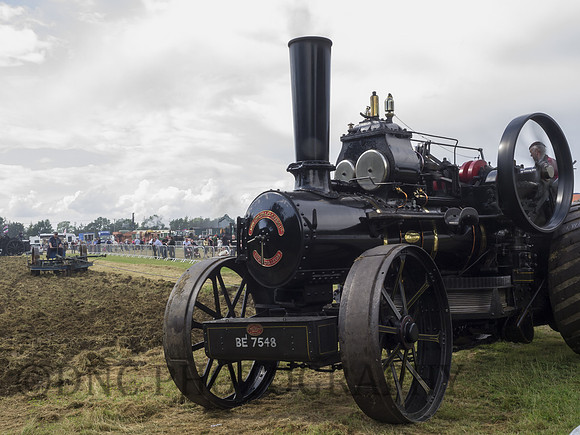 Fowler Ploughing engine and plough