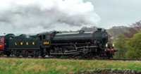 LNER B1 1264 passing Moorgates on very wet 8th May