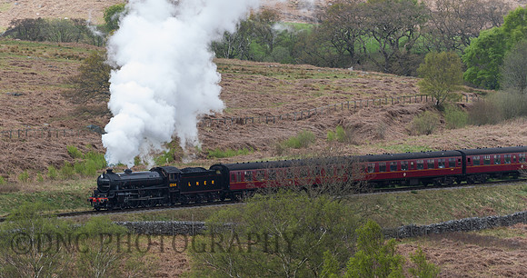 LNER B1 1264 passing moorgates 12.30 Grosmont to Pickering
