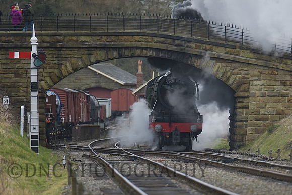 Departing Goathland Station 19.03.2016
