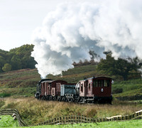 Large prairie 5199 heads towards Moorgates with the freight