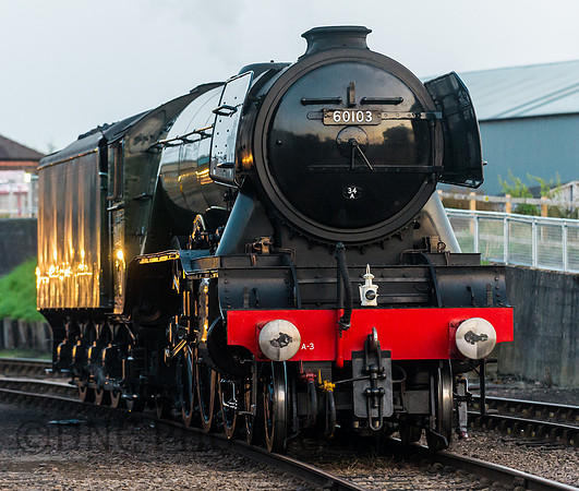A3 60103 Flying Scotsman in the evening light