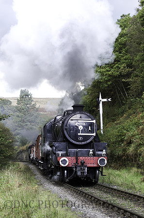 Black 5 44806 on freight..