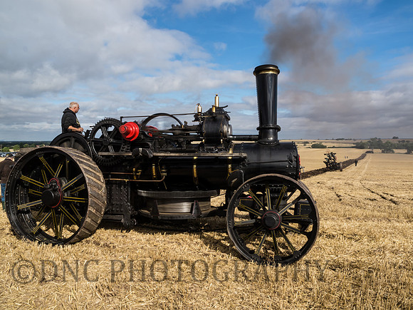 Steam ploughing