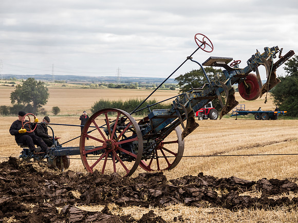 Steam pulled plough