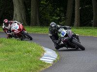 Darren Cooper Kawasaki ZX-6R leads Mike Norbury Yamaha R6