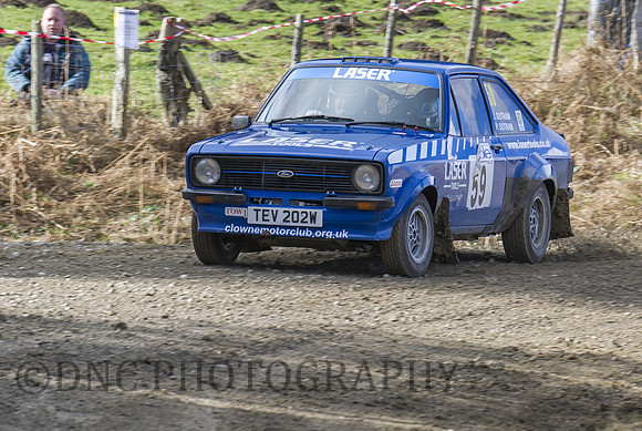 Peter Outram & Jemma Outram Ford Escort Mk2