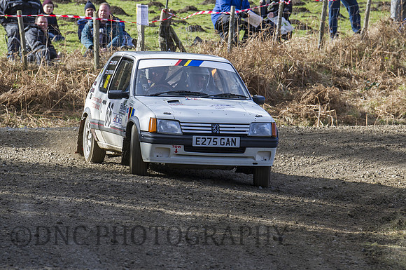 Kevan Neal & Colin Stephens Peugeot 205 GTi