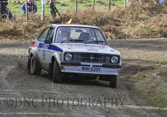 Graham Haigh & Kari Bates Ford Escort Mk2