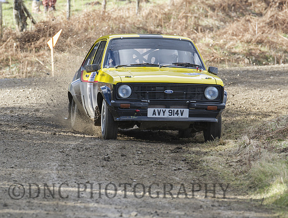 Mick Plowman & Alistair Wilk Ford Escort Mk2