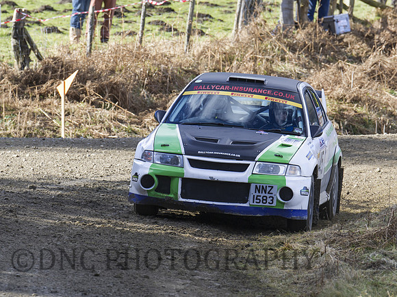 Jayne Auden-Row & Chris Row Mitsubishi Lancer EVO 6