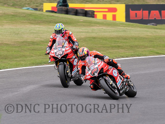 Josh Brookes & Tom Sykes MCE Ducati Panigale V4R