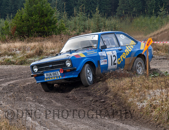 Robert Barrett & Dave Hammond Ford Escort MK2 Langdale SS1