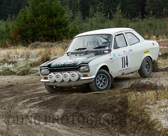 David Watkins & Paul Train Ford Escort Twin Cam Langdale SS1