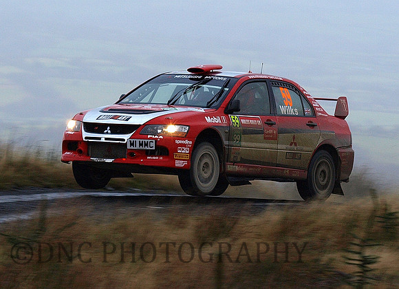 Guy Wilks & Phil Pugh Mitsubishi Lancer EVO IX