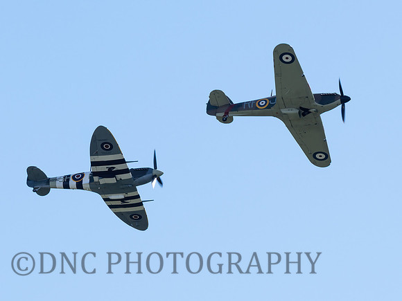 BBMF Hawker Hurricane MKIIC LF363 & Supermarine Spitfire MK Vb AB910....