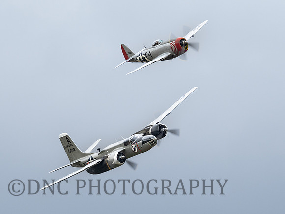 Douglas A-26 Invader 44-34313 , Republic P-47D Thunderbolt ‘549192 F4-J’ “Nellie B” .3