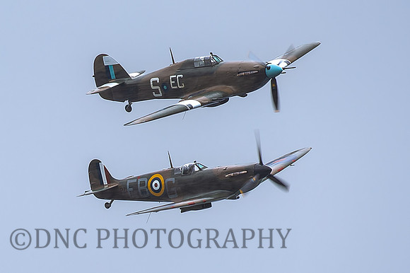 BBMF Spitfire MkIIa P7350 & Hurricane MkIIc PZ865 .1