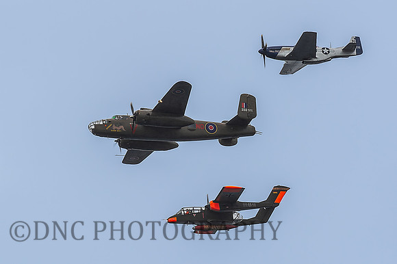 North American P-51D Mustang Miss Helen, Mitchell B25N 44-29507, Rockwell OV-10 Bronco .1